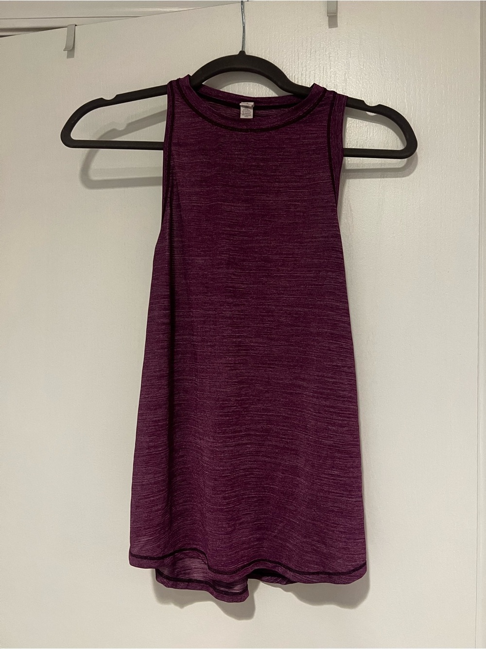 lululemon athletica Plum Heather Athletic Tank Top